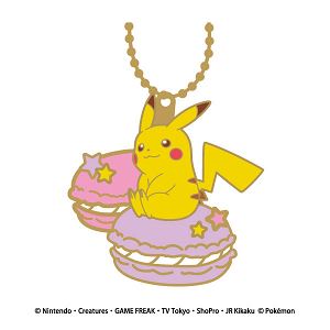 Pokemon Stained Glass Ball Chain Pikachu & Sweets (Set of 8 pieces)
