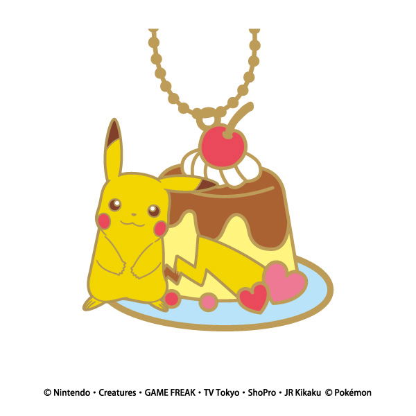 Pokemon Stained Glass Ball Chain Pikachu & Sweets (Set of 8 pieces) image 6
