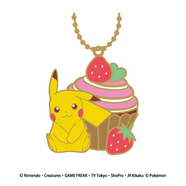 Pokemon Stained Glass Ball Chain Pikachu & Sweets (Set of 8 pieces) image 8