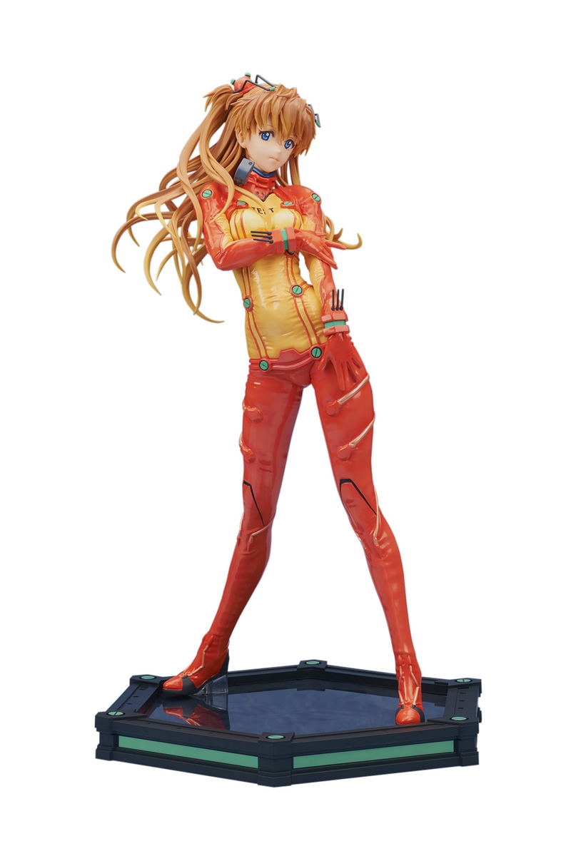Rebuild of Evangelion 1/4 Scale Pre-Painted Figure: Asuka Langley Shikinami Plug Suit Ver. image 1