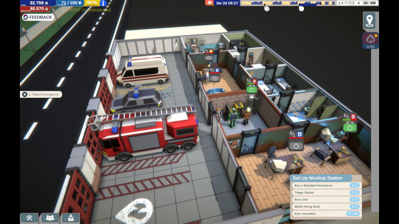 Rescue HQ - The Tycoon <span class="ext" style="background-color: #2a475e; color: #FFFFFF;">STEAM</span> <span class="ext ext_digital">digital</span> image 4