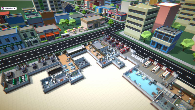 Rescue HQ - The Tycoon <span class="ext" style="background-color: #2a475e; color: #FFFFFF;">STEAM</span> <span class="ext ext_digital">digital</span> image 9