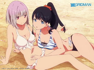 SSSS.Gridman - Rikka And Akane Mofumofu Blanket_