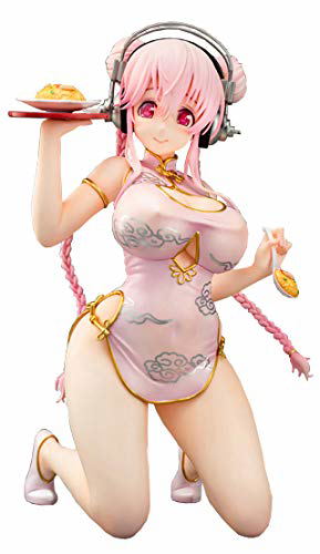 Super Sonico Emon Restaurant Series 1/7 Scale Pre-Painted Figure: Super Sonico China Dress Ver._