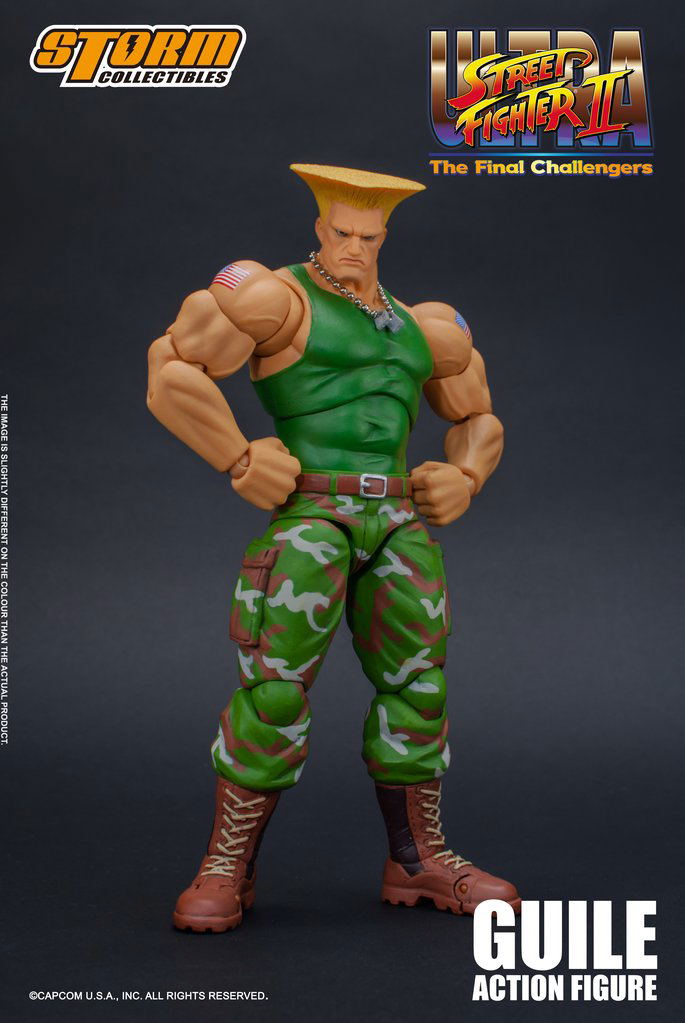 Ultra Street Fighter II The Final Challengers 1/12 Scale Pre-Painted Action Figure: Guile image 1