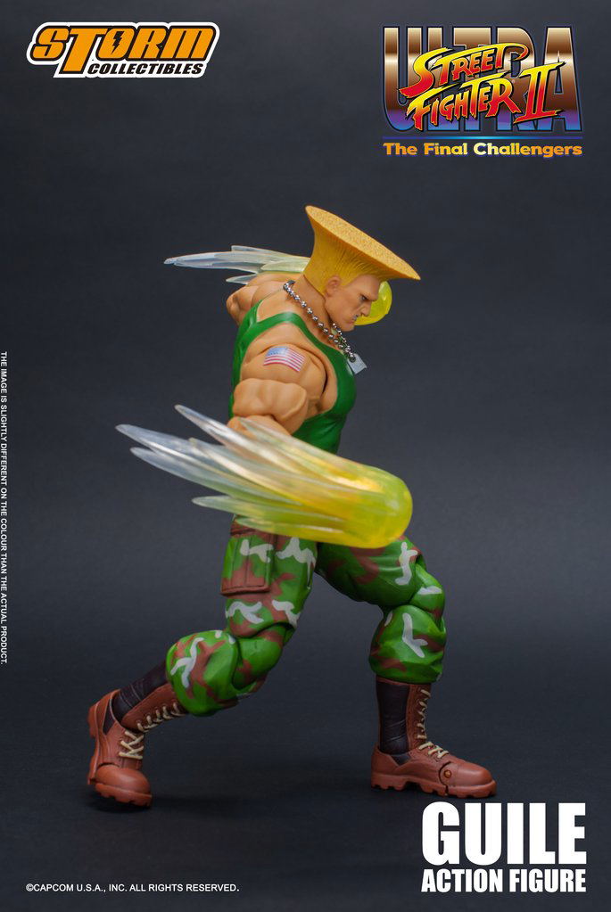 Ultra Street Fighter II The Final Challengers 1/12 Scale Pre-Painted Action Figure: Guile image 2