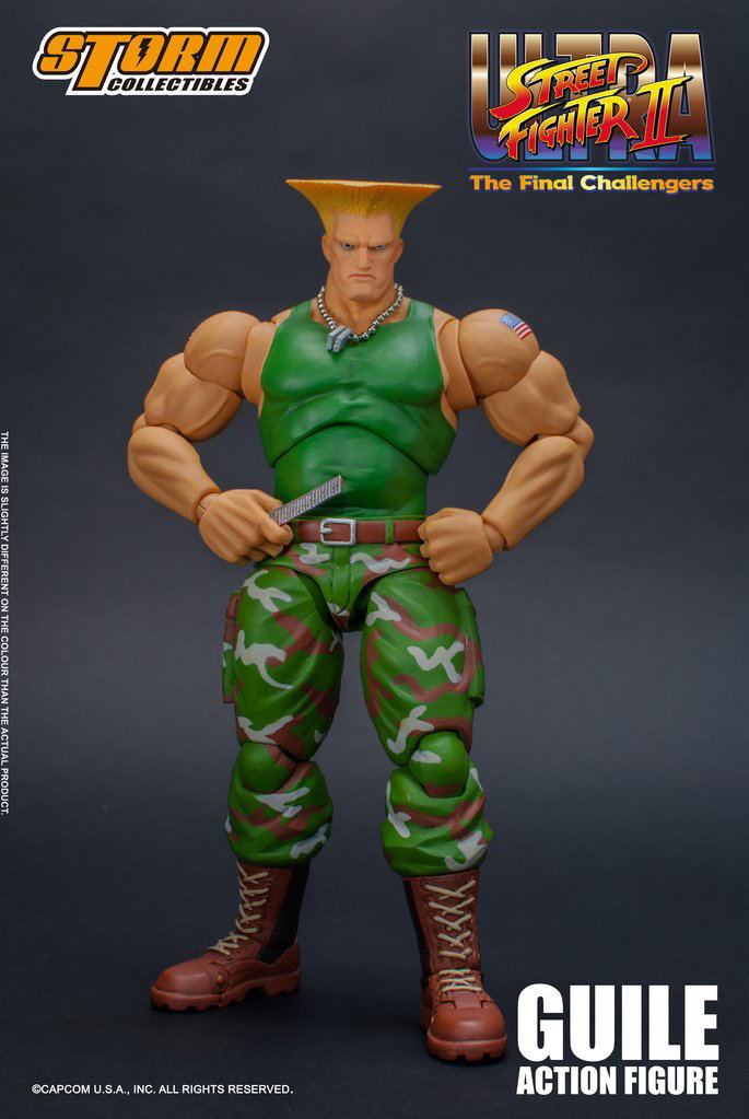 Ultra Street Fighter II The Final Challengers 1/12 Scale Pre-Painted Action Figure: Guile image 4