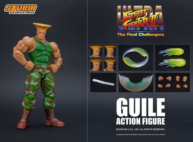 Ultra Street Fighter II The Final Challengers 1/12 Scale Pre-Painted Action Figure: Guile image 8