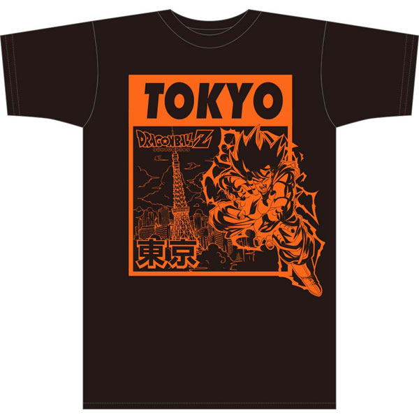 Dragon Ball Z Japan Exclusive Bottled T-shirt Tokyo Black (XL Size) image 1