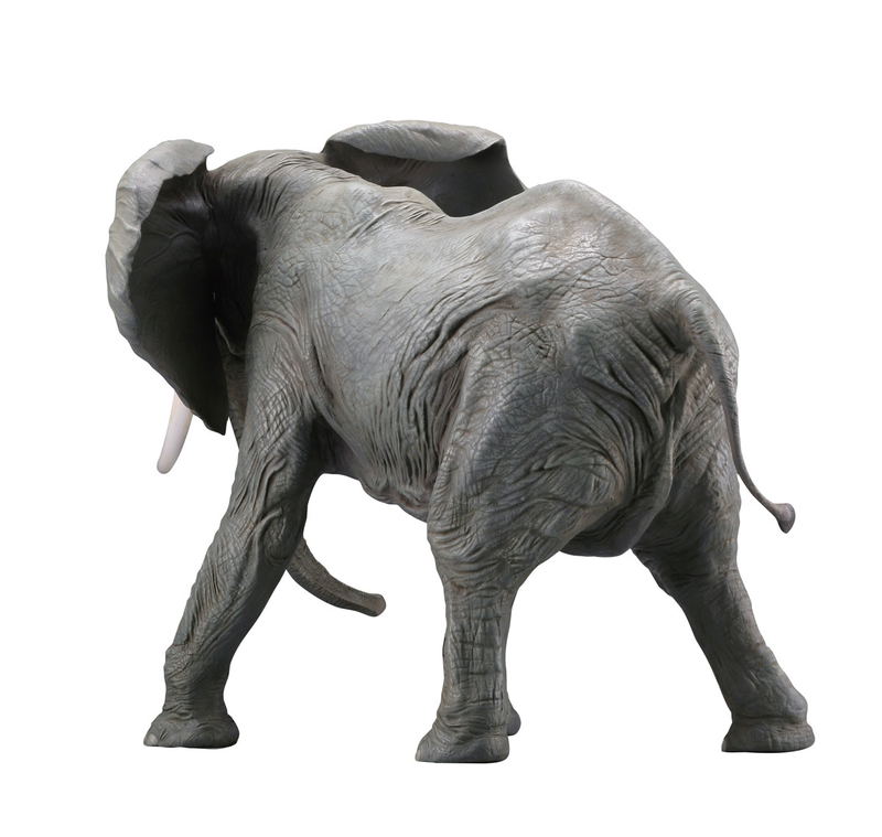 Mega Sofubi Advance MSA-018: African Elephant Redecorate Ver. image 3