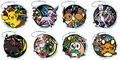 Pokemon Kirie Series Trading Acrylic Keychain (Set of 8 pieces) thumbnail 1