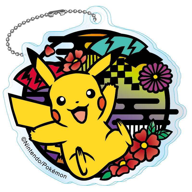 Pokemon Kirie Series Trading Acrylic Keychain (Set of 8 pieces) image 2