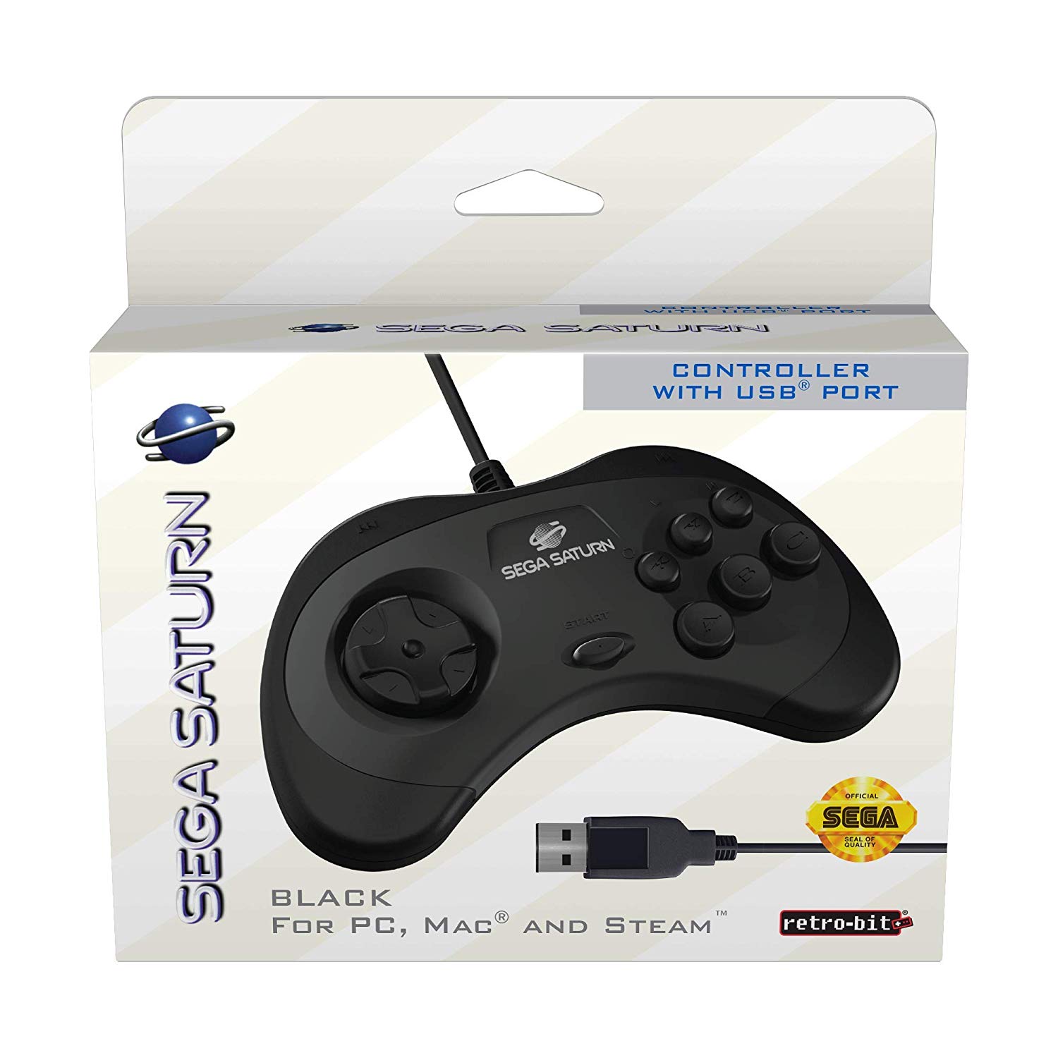 Retro bit sega online saturn usb controller