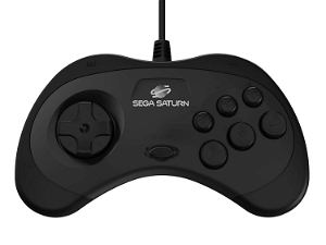 Retro-Bit SEGA Saturn 8-button Arcade Pad-USB (Black)