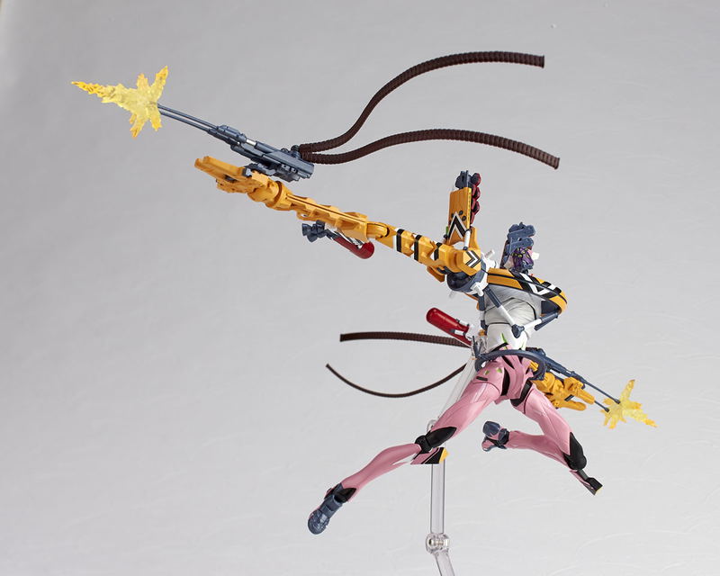 Revoltech Evangelion Evolution Rebuild of Evangelion: EV-018 EVA-08 Improvised Combat Configuration (Trailer Ver.) image 8