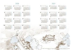 Studio Ghibli 2020 Schedule Diary My Neighbor Totoro (Large Format)