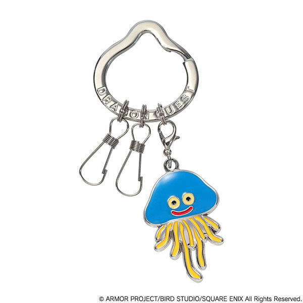 Dragon Quest Smile Slime Metal Key Ring Healslime (Re-run) image 2