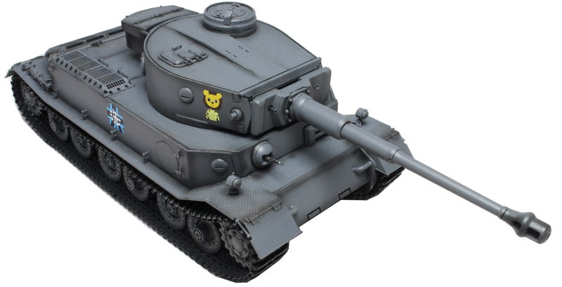 Girls und Panzer das Finale 1/35 Scale Model Kit: Panzerjager Tiger VK4501(P) Leopon-san Team image 1