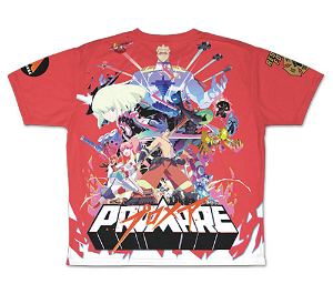 Promare Double-sided Full Graphic T-shirt (M Size)