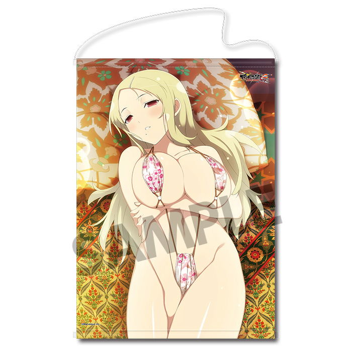 Senran Kagura NewWave G Burst B2 Wall Scroll: Shiki (Mizugi de Joshikai!) image 1