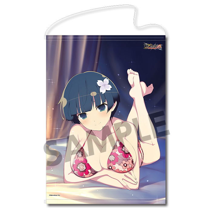 Senran Kagura NewWave G Burst B2 Wall Scroll: Yozakura (Mizugi de Joshikai!) image 1