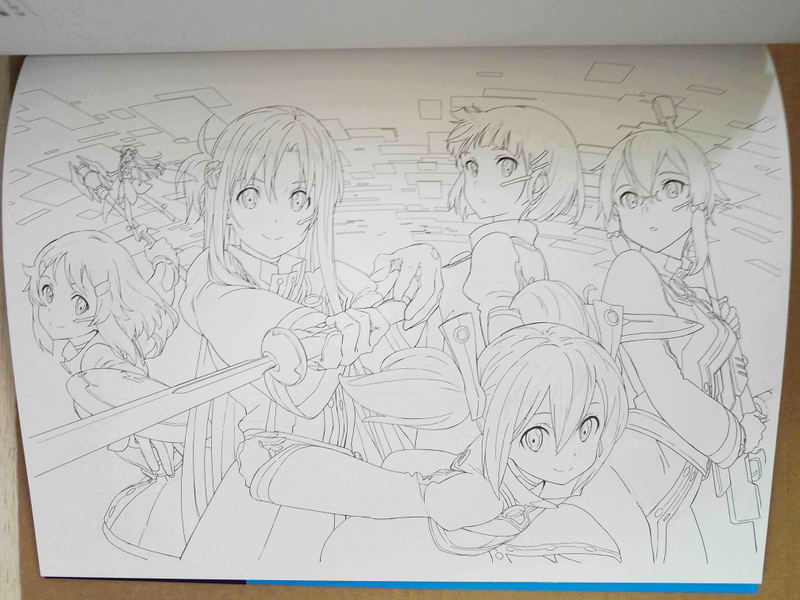 Sword Art Online Coloring Book image 5