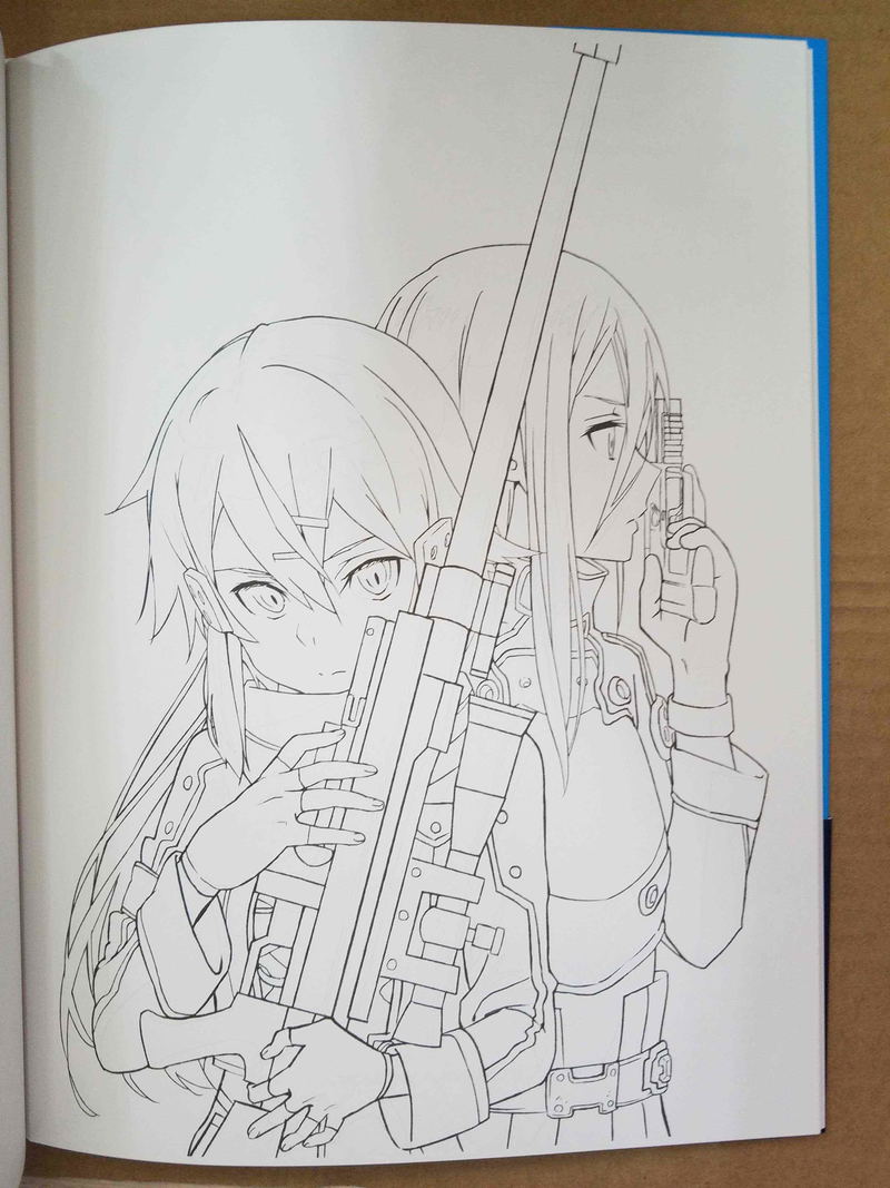 Sword Art Online Coloring Book image 6