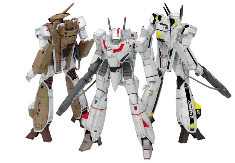 The Super Dimension Fortress Macross 1/100 Scale Model Kit: VF-1 [A / J / S] Battroid Multiplex image 1