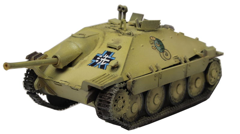 Girls und Panzer das Finale 1/72 Scale Model Kit: Hetzer (38(t) Kai) Team Kame-san image 1