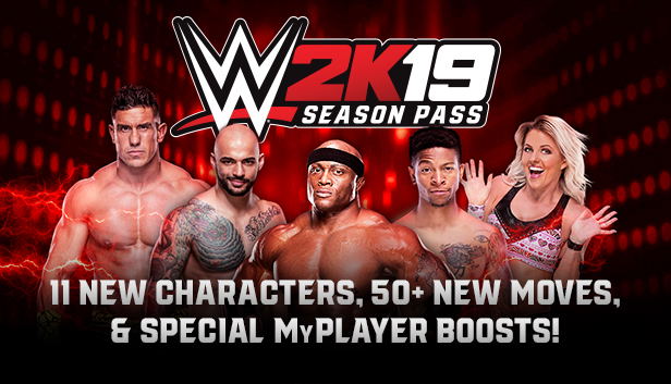 WWE 2K19 - Season Pass (DLC) <span class="ext" style="background-color: #B0000F; color: #FFFFFF;">DLC</span> <span class="ext" style="background-color: #2a475e; color: #FFFFFF;">STEAM</span> <span class="ext ext_digital">digital</span> image 1