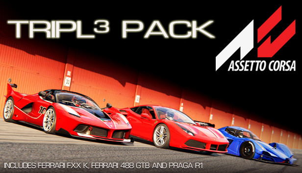 Assetto Corsa: Tripl3 Pack (DLC) STEAM DLC digital — Import Game Deal