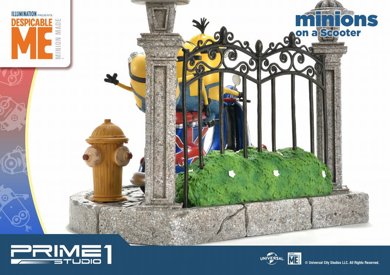 Despicable Me Prime Collectible Figure: Minions on a Scooter image 12