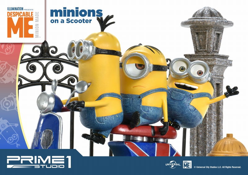 Despicable Me Prime Collectible Figure: Minions on a Scooter image 15