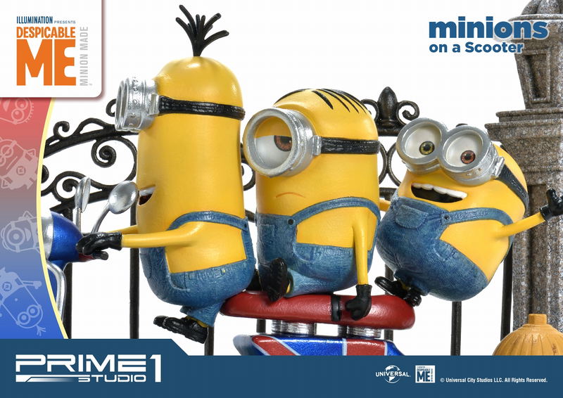 Despicable Me Prime Collectible Figure: Minions on a Scooter image 16