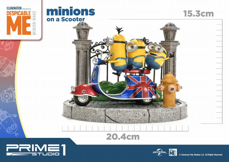 Despicable Me Prime Collectible Figure: Minions on a Scooter image 17