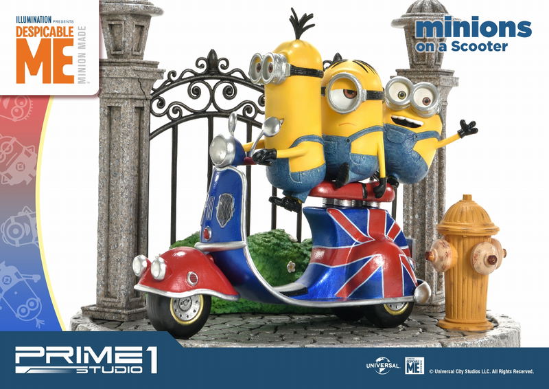 Despicable Me Prime Collectible Figure: Minions on a Scooter image 7
