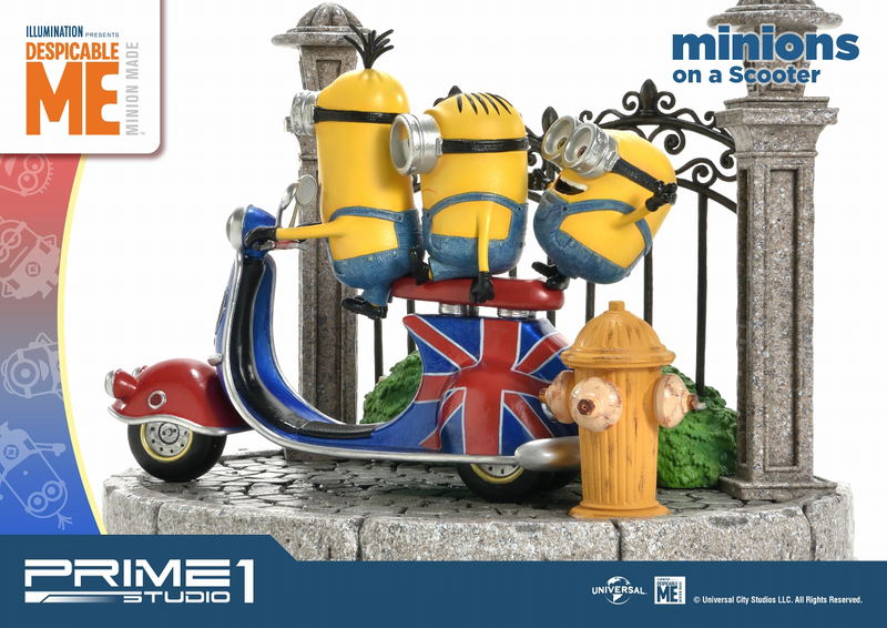 Despicable Me Prime Collectible Figure: Minions on a Scooter image 9