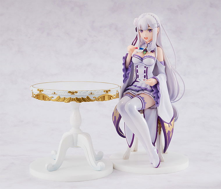 KD Colle Re:Zero -Starting Life in Another World- 1/7 Scale Pre-Painted Figure: Emilia Tea Party Ver. image 2