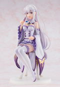 KD Colle Re:Zero -Starting Life in Another World- 1/7 Scale Pre-Painted Figure: Emilia Tea Party Ver. thumbnail 4