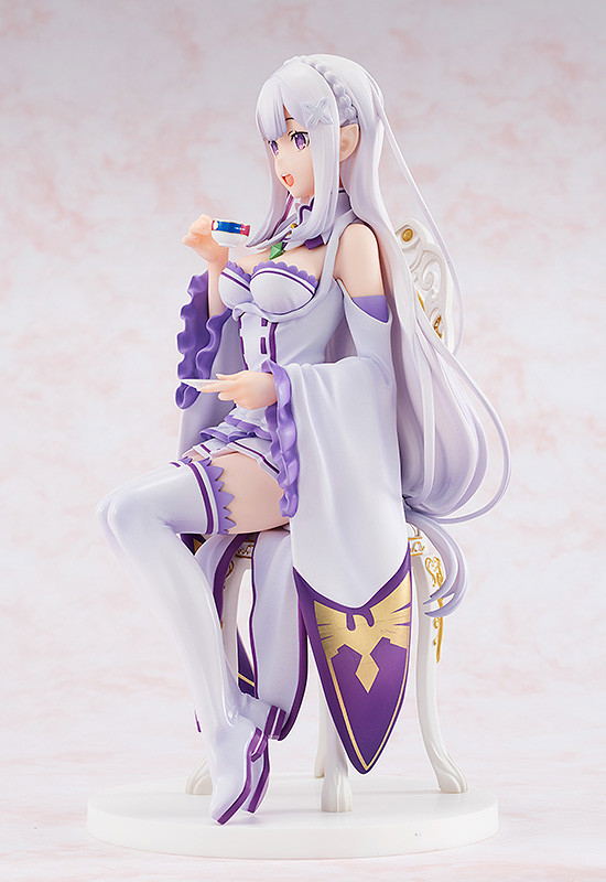 KD Colle Re:Zero -Starting Life in Another World- 1/7 Scale Pre-Painted Figure: Emilia Tea Party Ver. image 6