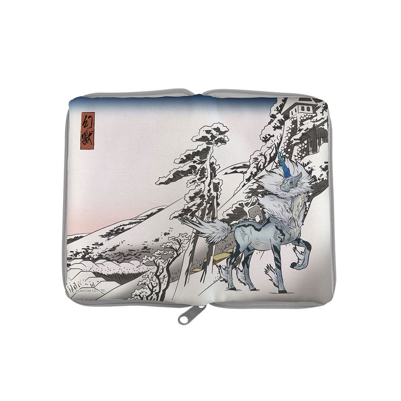 Monster Hunter Ukiyo-e Pouch: Kirin x Yukibare image 1