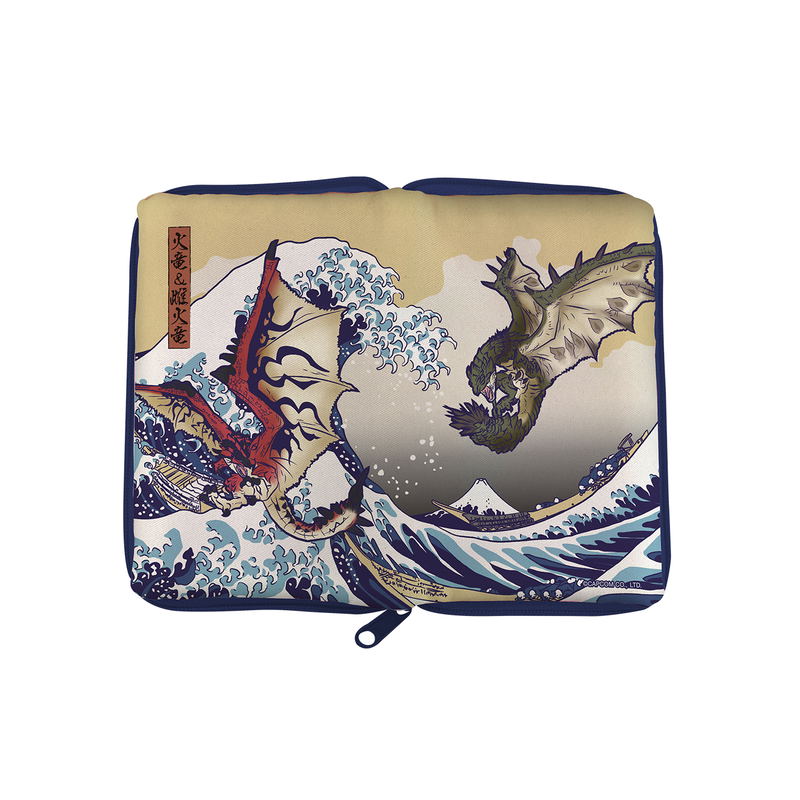 Monster Hunter Ukiyo-e Pouch: Rathalos And Rathian x Fugaku image 1