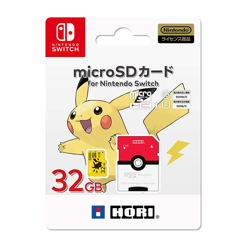Pokemon microSD Card for Nintendo Switch (32GB) for Nintendo