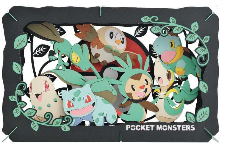 Pokemon Paper Theater PT-L06 Type: Grass image 1