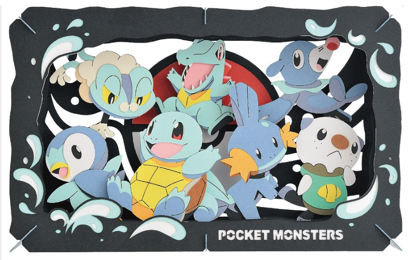 Pokemon Paper Theater PT-L08 Type: Water image 1