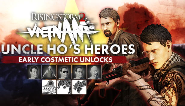 Rising Storm 2: Vietnam - Uncle Ho's Heroes (DLC) <span class="ext" style="background-color: #B0000F; color: #FFFFFF;">DLC</span> <span class="ext" style="background-color: #2a475e; color: #FFFFFF;">STEAM</span> <span class="ext ext_digital">digital</span> image 1