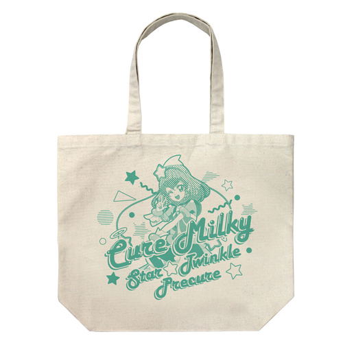 Star Twinkle PreCure - Cure Milky Large Tote Bag Natural image 1
