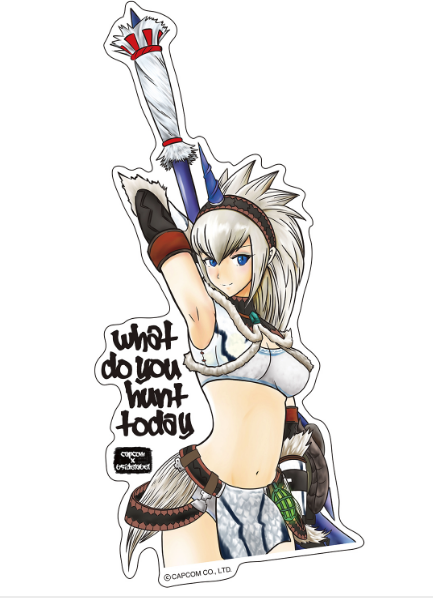 Capcom x B-Side Label Sticker Monster Hunter World Kirin Armor (Female) image 1