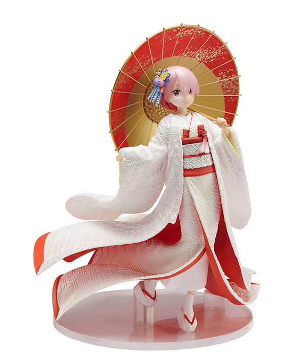 Re:Zero kara Hajimeru Isekai Seikatsu 1/7 Scale Pre-Painted Figure: Ram Shiromuku Ver. image 1