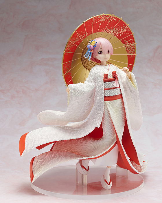 Re:Zero kara Hajimeru Isekai Seikatsu 1/7 Scale Pre-Painted Figure: Ram Shiromuku Ver. image 2